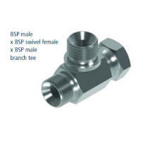 T-stuk 1/4 BSP 1 W
