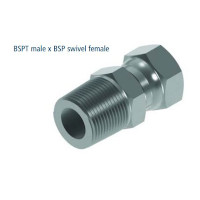 Adapter 1/4 BSP Bi - 1/4 BSPT Bu