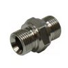 Dubbelnippel 1/2" Bsp rvs