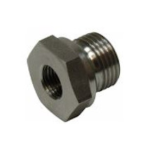 T stuk 1/4" Bsp  RVS