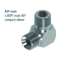 Adapter 1/4 BSP Bi - 1/4 BSPT Bu