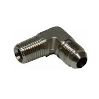 Inschroever JIC - NPT  RVS
