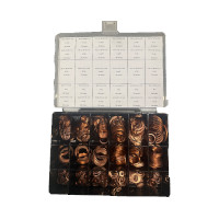 CU-BOX-01 Koperen ringen box 20 stuks NP