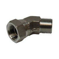 T stuk 1/4" Bsp  RVS