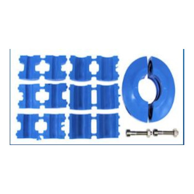 Slangstop universeel Ø 10-34mm blauw