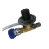KEW240582 KEW chemicaliën injector 3/8'' BSP Zonder snelkoppeling - 15 l/min - met 2m zuigslang + zeef - Instelbaar 0 tot 12% **